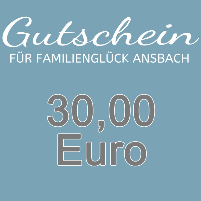 Wertgutschein über 30 Euro